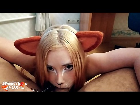 ❤️ Kitsune anameza mboo na kumeza mdomoni ❤❌ ﹏